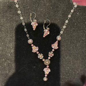 Cookie lee necklace and earrings